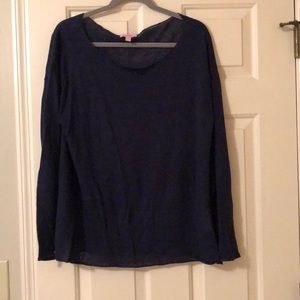 Lilly Pulitzer navy sweater